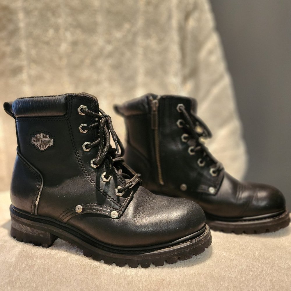 Harley Davidson leather women's boots